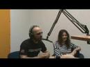 Участник дуэта «Непара» Александр Шоуа и его спутница на радио MIX FM