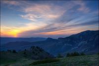 Закат на Демерджи