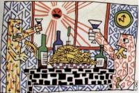 Другая сторона творчества Виктора Цоя - его картины.