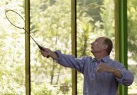 Владимир Владимирович и Дмитрий Анатольевич расслабляются перед работой.