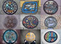 Японские канализационные люки