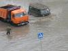 Ливень в Новосибирске парализовал дорожное движение
