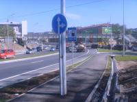 Фонарный столб на трассе «к саммиту»