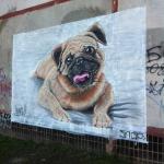 Немного позитива — фасад дома в Харькове