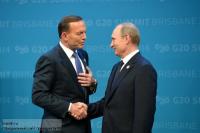 Эботт не взял Путина за грудки, потому что не смог это сделать одной рукой