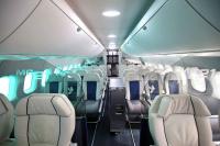 Опубликован интерьер создающегося российского авиалайнера МС-21