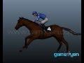 3D животных Анимация персонажей Верховая езда гонки
