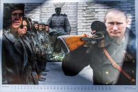 «Никто не забыт». Холст, печать 100х150.