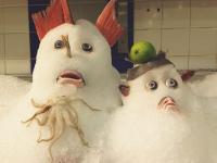 Рыбный отдел отмораживает