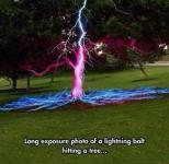 A lightning bolt…
