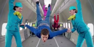 Американские рокеры сняли клип в невесомости для российской авиакомпании