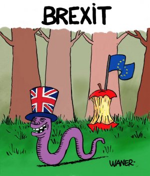 [Je Suis Brexit] Charlie Hebdo высмеял выход Британии из Евросоюза. Французские сатирики-карикатуристы опубликовали ряд оскорбительных иллюстраций о референдуме Brexit и королеве Елизавете II