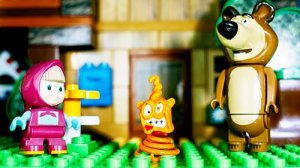 Маша и Медведь Мультик Робот Попрыгун для Детей Новые Серии 2017