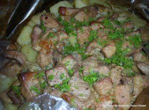 Кулинарная Академия Умных Хозяек: Шашлык с картофелем в рукаве