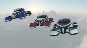 Необычный концепт летающего автомобиля: сочетание прошлого и будущего