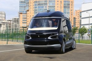 КАМАЗ представил  беспилотный автобус "Шатл".