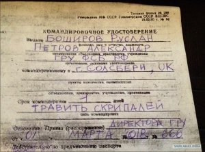 Журналисты портала ЯплакалЪ нашли командировочное удостоверение Боширова и Петрова