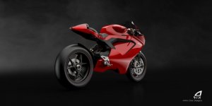 Вот как может выглядеть первый электрический мотоцикл Ducati