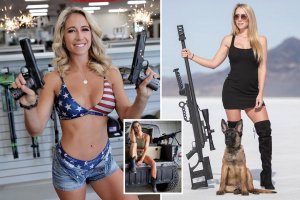 "Мисс Америка": поклонница оружия радует подписчиков в Instagram горячими снимками