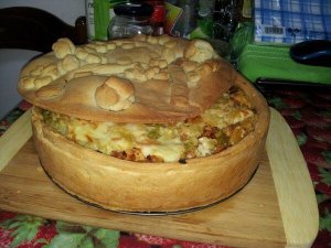 Итальянский пирог тимбале