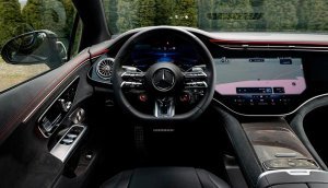 Редкий электромобиль Mercedes-AMG EQE 53