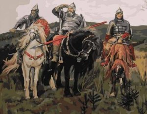 Богатырский лайфхак, как нарисовать легендарное трио